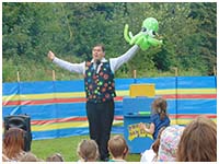 Professor Dan Slater, balloon entertainer, York